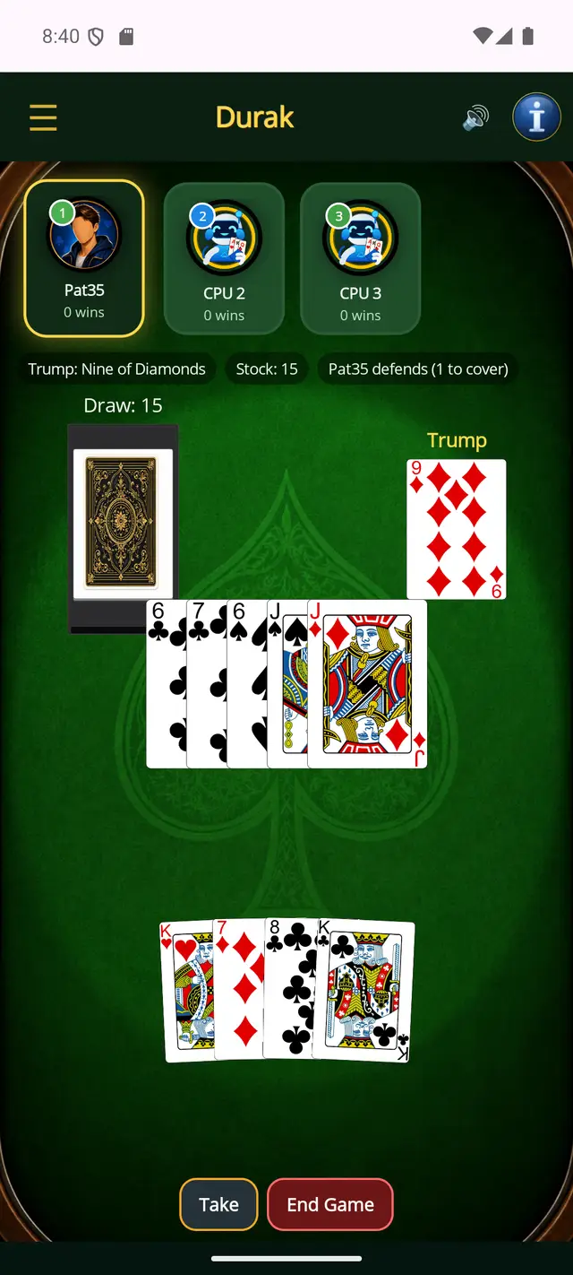 Durak — The endgame